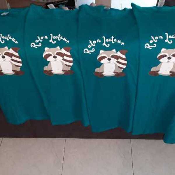 T shirt mdiathque luon  (sublimation + flex)